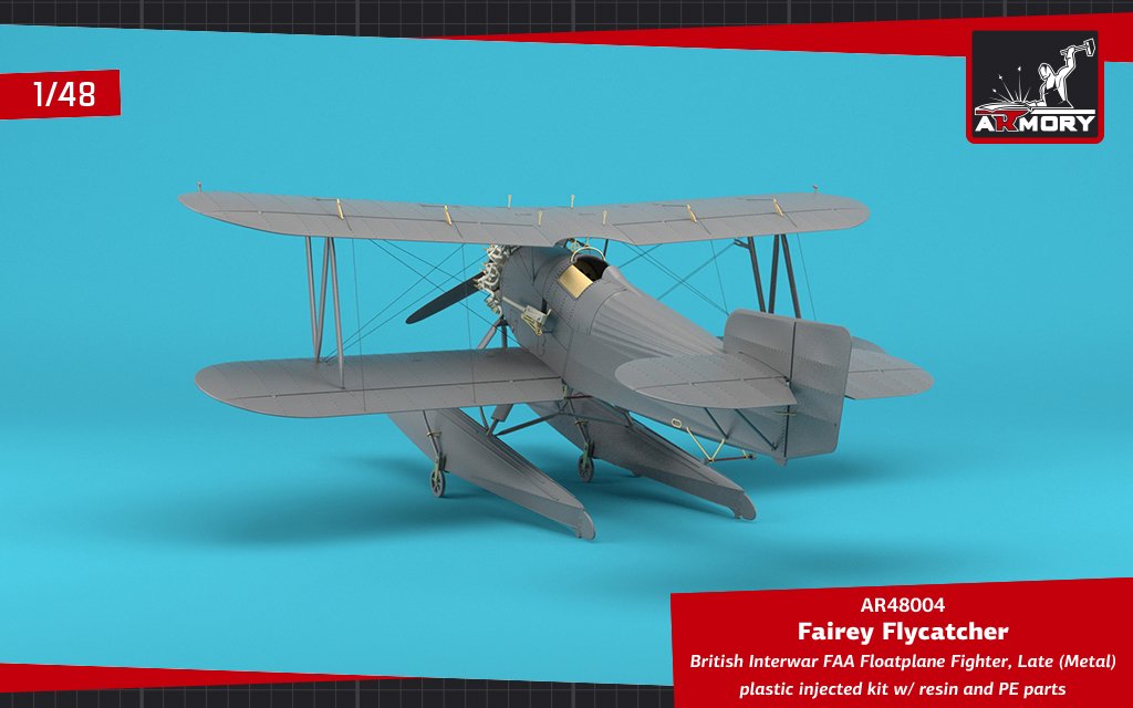 Armory Models 48004 Fairey Flycatcher British Interwar FAA Floatplane Fighter, Late (Metal) 1/48 – image 20