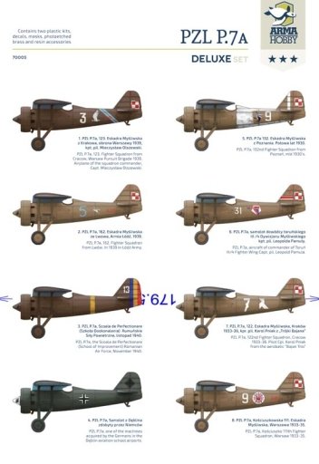 Arma Hobby 70005 PZL P.7a - Deluxe Set 1/72 – Bild 4