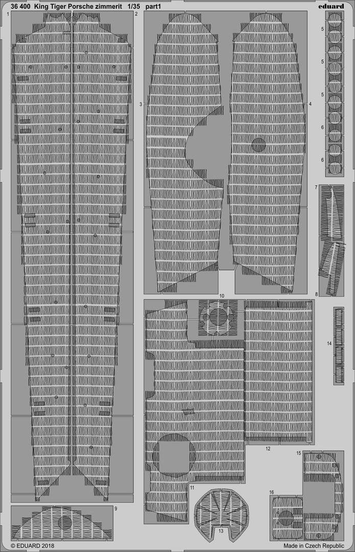 Eduard BIG3594 King Tiger Porsche 1/35 MENG – image 4