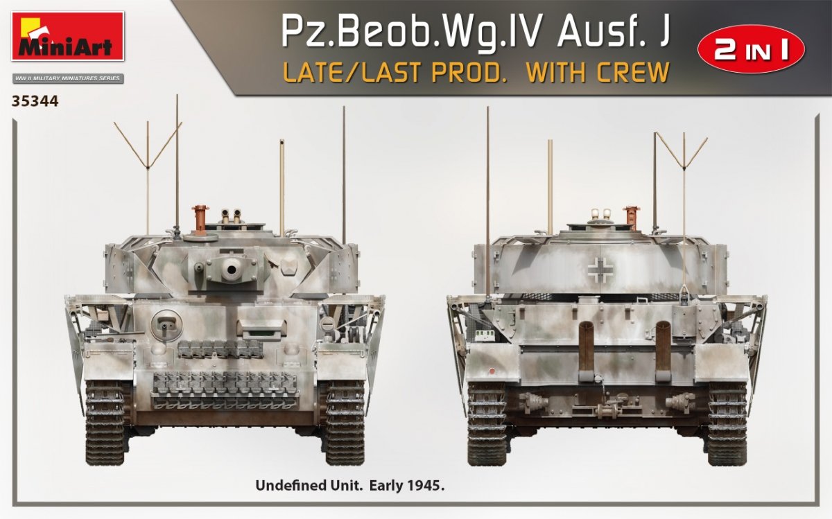 MiniArt 35344 Pz/Beob.Wg.IV Ausf. J En retard/Dernière prod. 1/35 – image 3