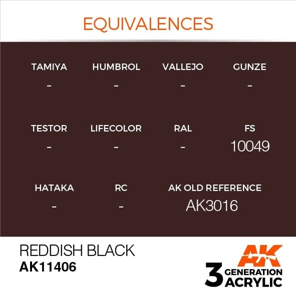 AK Interactive AK11406 Reddish Black 17ml – image 3