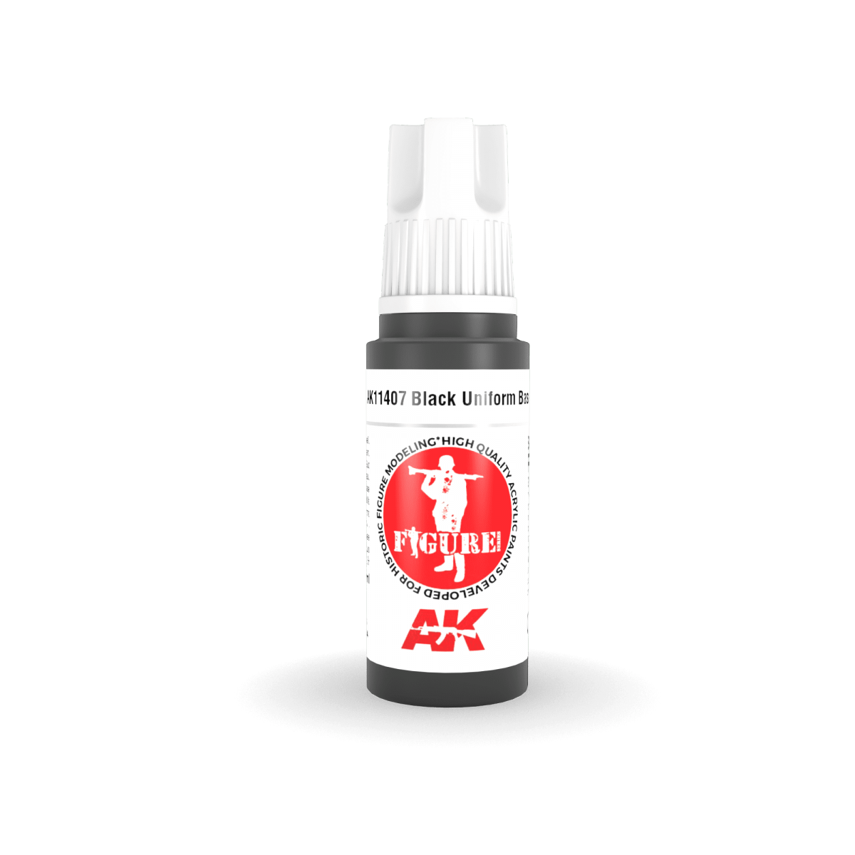 AK Interactive AK11407 Base uniforme noire 17 ml – image 2