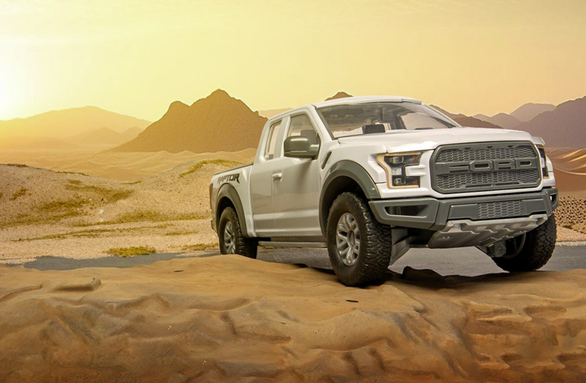 Airfix 6053 QUICKBUILD Ford F-150 Raptor - Grey – immagine 10