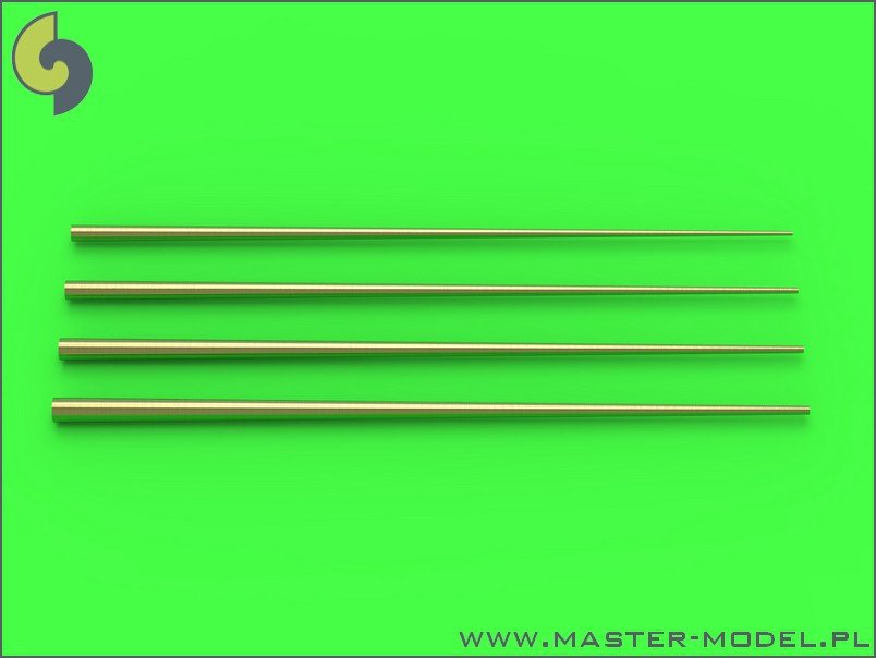 Master SM-700-048 Set of universal tapered masts No2 (length = 60mm each, diameters = 0,4/1,4mm; 0,5/1,6mm; 0,6/1,8mm; 0,7/2mm) 1/700