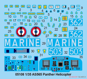 Trumpeter 05108 AS565 Panther Helicopter 1/35 – image 8