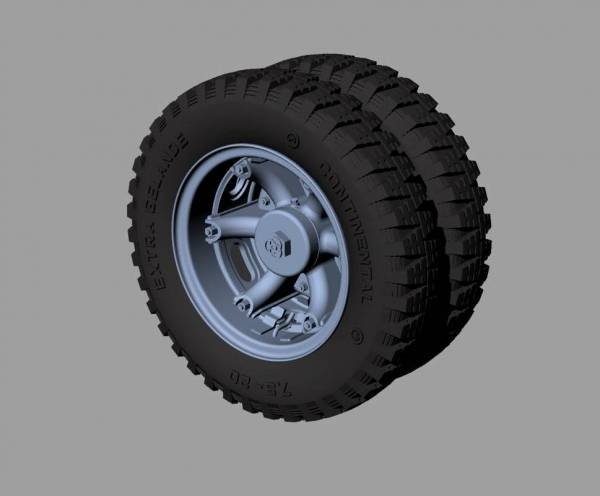 Panzer Art RE35-451 Krupp L3H163 road wheels (Gelande pattern) 1/35