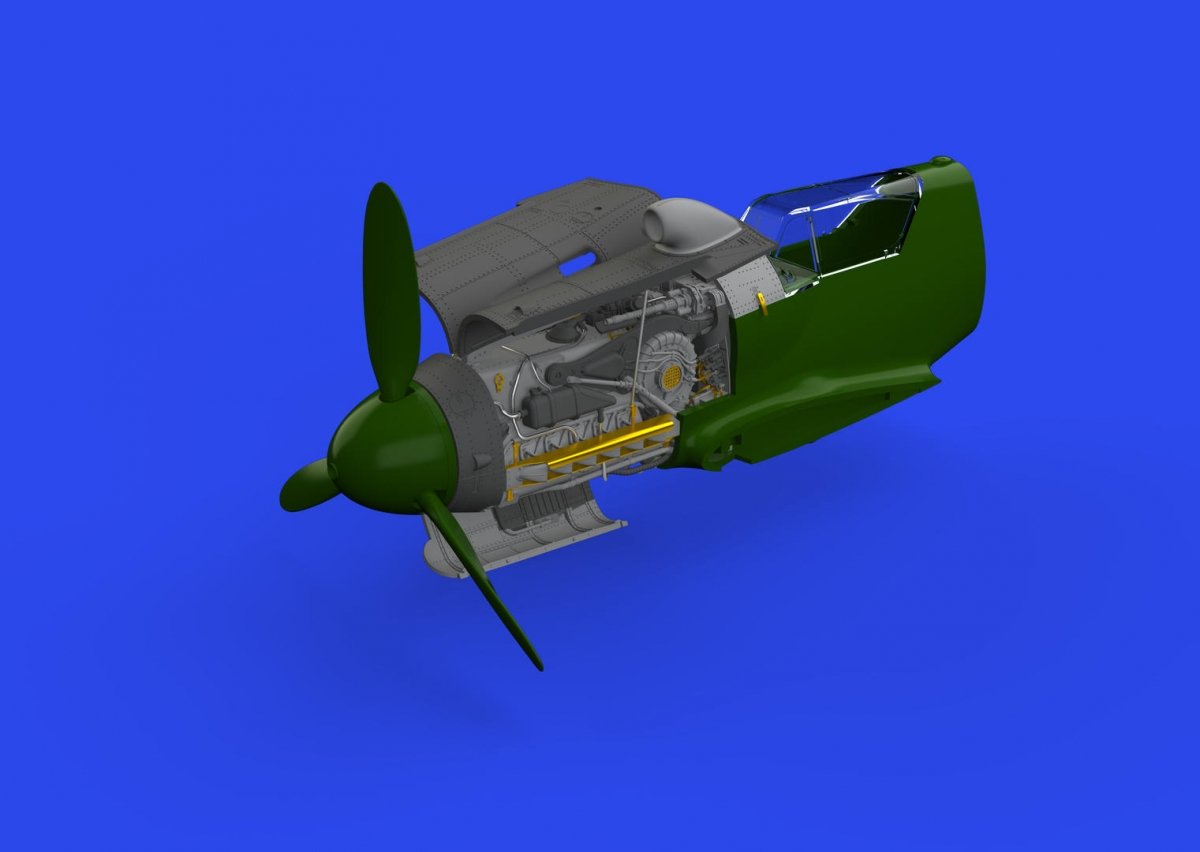 Moteur Bf 109K-4 Eduard 648902 EDUARD 1/48