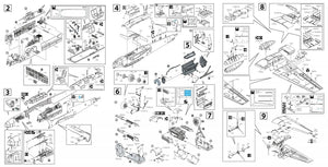 Hobby 2000 32008 Messerschmitt Bf 110 E ( Dragon + Cartograf + Mask ) 1/32 – immagine 3