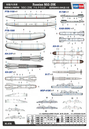 Hobby Boss 81786 Russian MiG-29K 1/48 – image 8