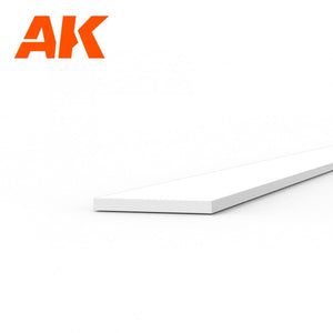 AK Interactive AK6504 STRIPS 0.30 X 3.00 X 350MM – STYRENE STRIP – (10 UNITS) – imagen 2