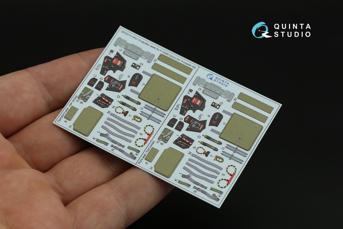 Quinta Studio QR32013 GRU-7A ejection seats F-14A/B (2 pcs) ( Trumpeter ) 1/32 – zdjęcie 12