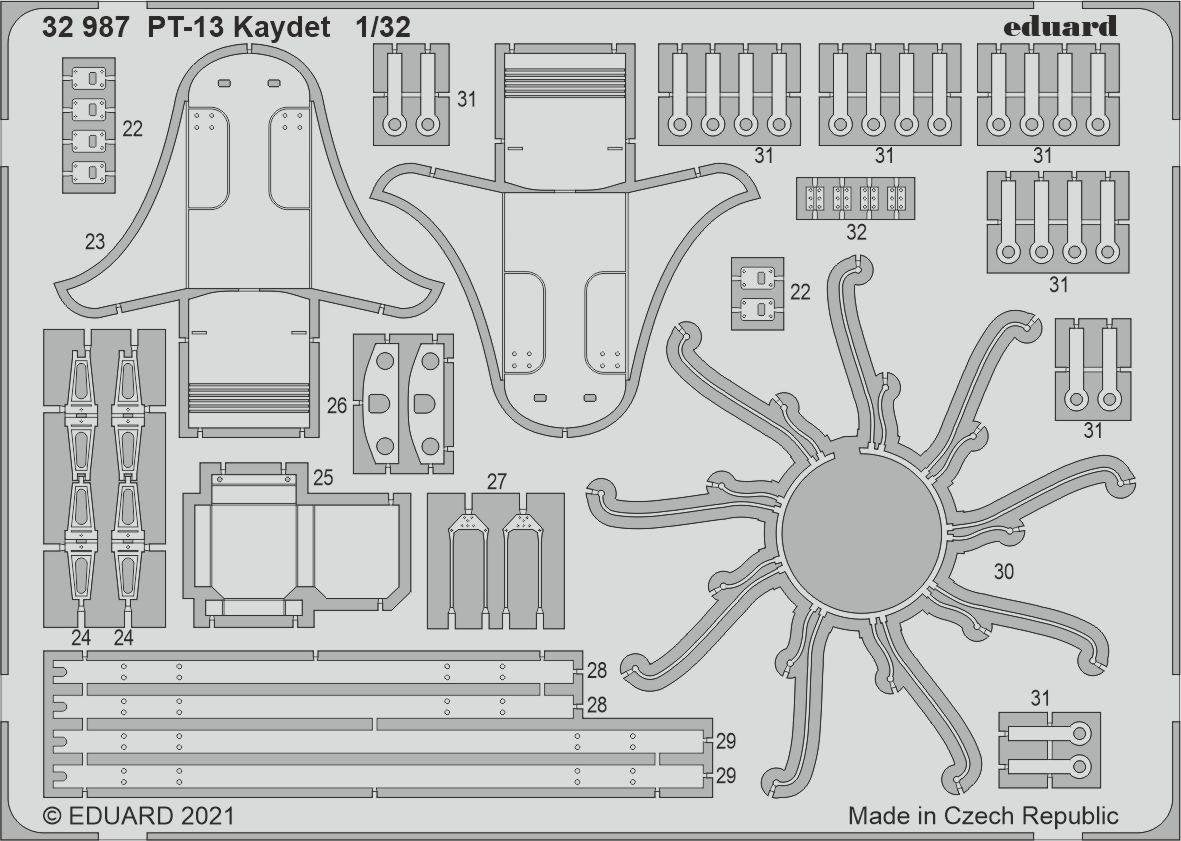 Eduard 32987 PT-13 Kaydet RODEN 1/32 – immagine 2