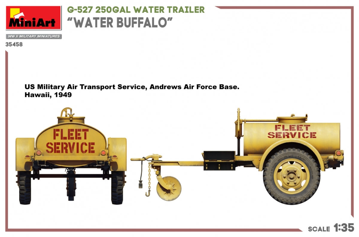 MiniArt 35458 G-527 250GAL WATER TRAILER “WATER BUFFALO” 1/35 – imagen 3