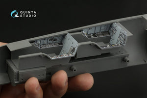 Quinta Studio QD32131 F/A-18D Early 3D-Printed &amp;amp; coloured Interior on decal paper (Academy) 1/32 – immagine 8