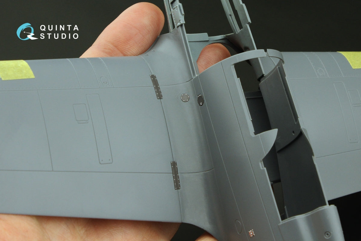 Quinta Studio QP32019 Hatches and Panels for Macchi Mc. 202 Folgore (Italeri) 1/32 – Bild 6