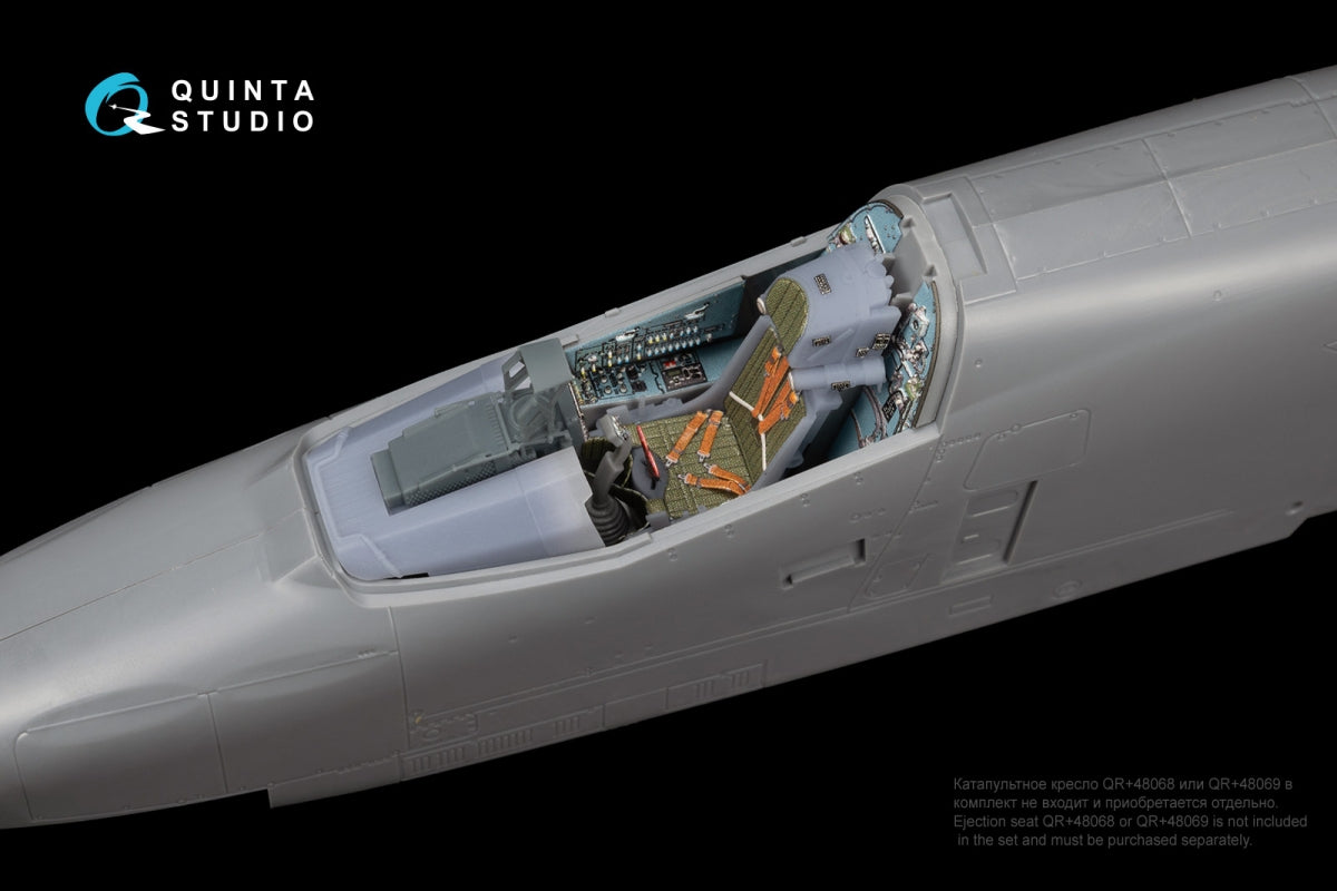 Quinta Studio QD+48438 Su-25SM/SM3 3D-Printed coloured Interior on decal paper (Zvezda/Quinta Models/Arma Models) 1/48 – Bild 10