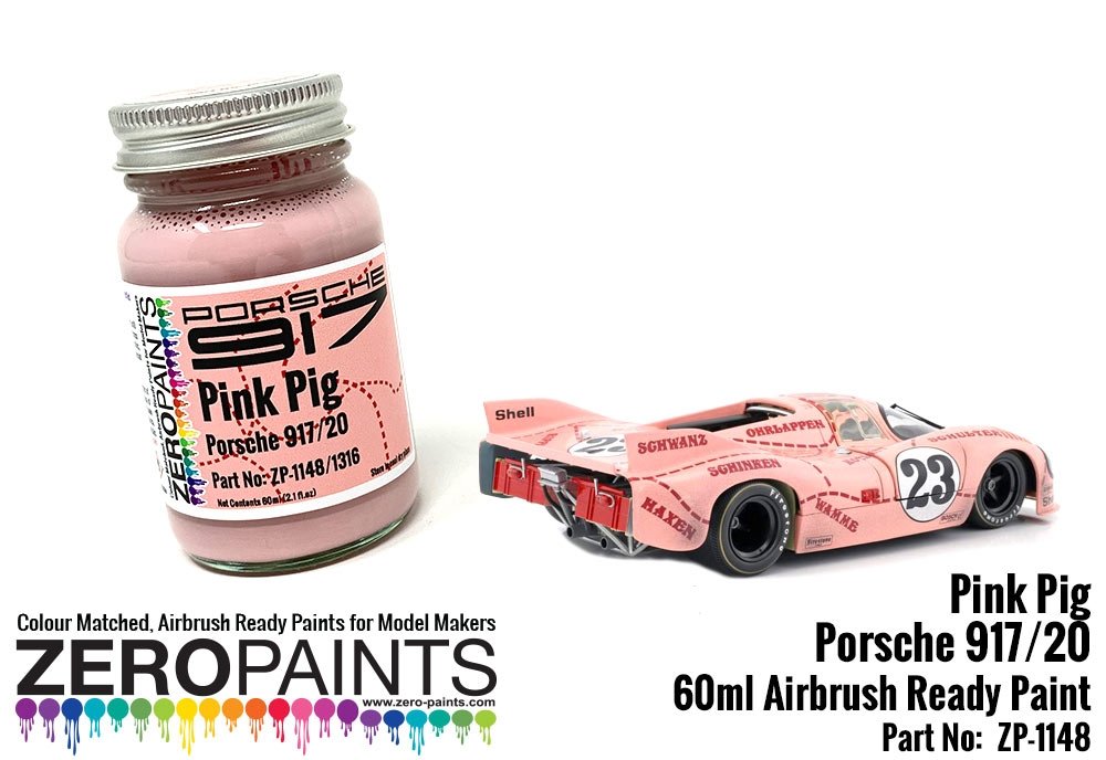 Zero Paints ZP-1148 Pink Paint (Porsche 917/20 Pink Pig) 60ml
