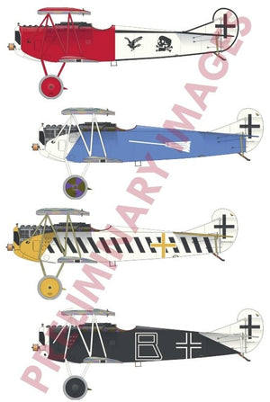 Eduard 7407 Fokker D.VII (OAW) Weekend edition 1/72 – zdjęcie 3