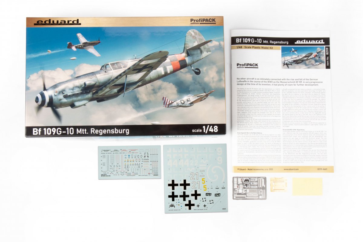 Eduard 82119 Bf 109G-10 Mtt Regensburg 1/48 – immagine 3