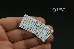 Quinta Studio QD48372 A-6A 3D-Printed &amp;amp; colored Interior on decal paper (Kinetic) 1/48 – image 9