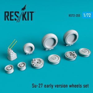 RESKIT RS72-0255 Jeu de roues Su-27 version initiale 1/72