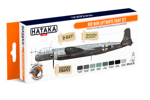 Hataka Hobby HTK-CS110 Mid-War Luftwaffe Paint Set (8x17ml) – imagen 2