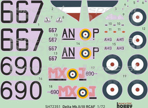 Maquette Special Hobby 72351 Delta Mk. II/III RCAF au 1/72 – image 3