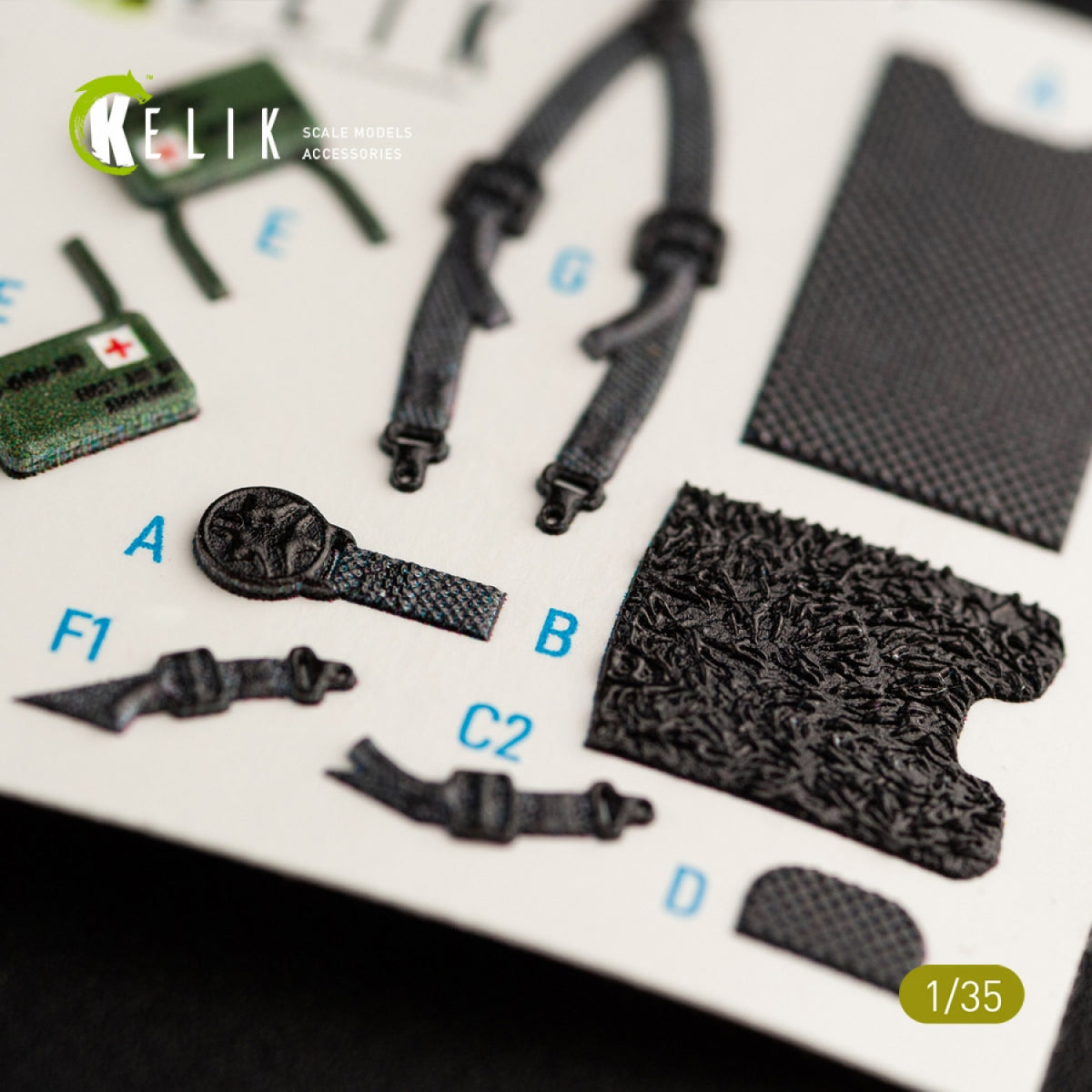 KELIK K35016 HH-60H RESCUE HAWK INTERIOR 3D DECALS FOR KITTY HAWK KIT 1/35 – Bild 9