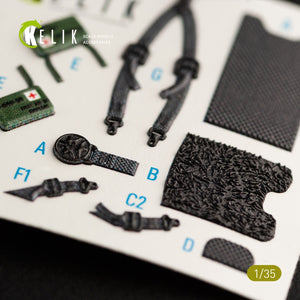 KELIK K35016 HH-60H RESCUE HAWK INTERIOR 3D DECALS FOR KITTY HAWK KIT 1/35 – Bild 9