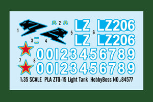 Hobby Boss 84577 PLA ZTQ-15 Light Tank 1/35 – Bild 4