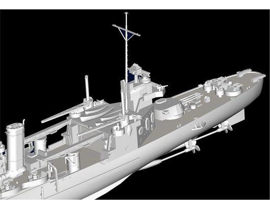 Trumpeter 05745 USS TUSCALOOSA CA-37 1/700 – Bild 7