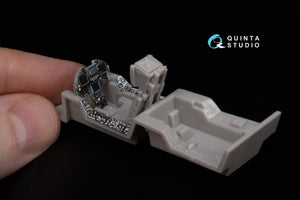 Quinta Studio QDS-48302 F/A-18C late 3D-Printed &amp;amp; coloured Interior on decal paper (Hasegawa) (Small version) 1/48 – immagine 8