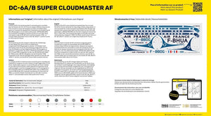 Heller 56315 DC6 Super Cloudmaster Air France - Starter Kit 1/72 – Bild 5