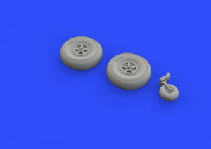 Eduard 648412 Typhoon Mk. Ib wheels early EDUARD, HASEGAWA 1/48 – immagine 2