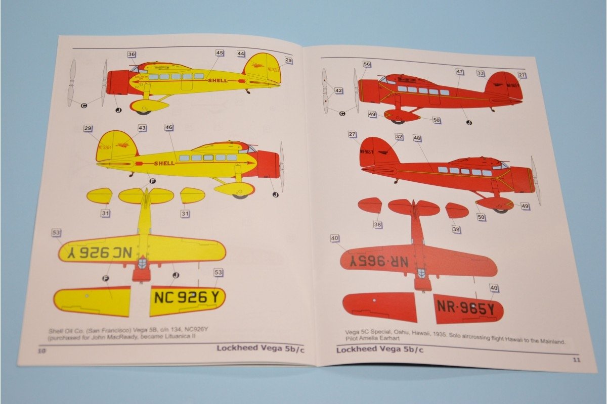 Dora Wings 48024 Lockheed Vega 5C 1/48 – Bild 6