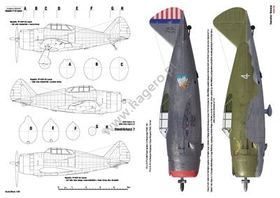 Kagero 7122 Republic P-43 Lancer EN/PL – imagen 3