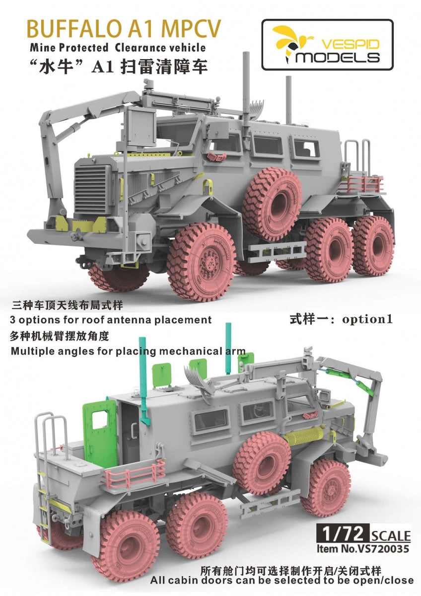 Vespid Models VS720035 US Buffalo MPCV 1/72 – zdjęcie 6
