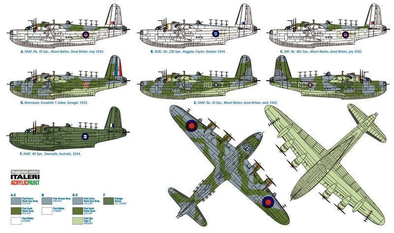 Italeri 1352 SUNDERLAND Mk.III 1/72 – immagine 2