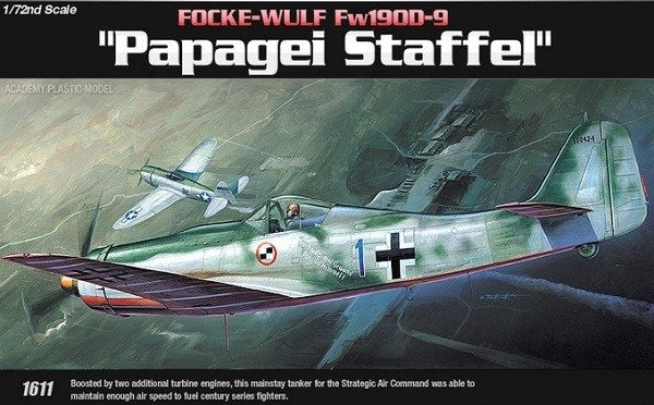 Academy 12439 FOCKE WULF FW190D-9 Papagei Staffel 1/72
