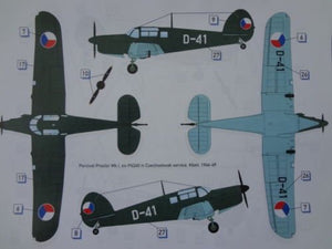 Dora Wings 72003 Percival Proctor Mk.1 Czechoslovakia 1/72 – image 2