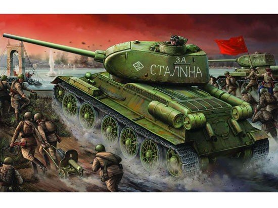 Trumpeter 00904 T-34/85 Modèle 1944 « N° d'usine 174 » 1/16 