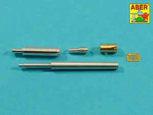 Aber 35L-285 Lufa 90mm M-36 z cylindrycznym hamulcem do amerykanskiego czołgu M47 Patton z pokrowcem na jarzmo 1/35 – immagine 3