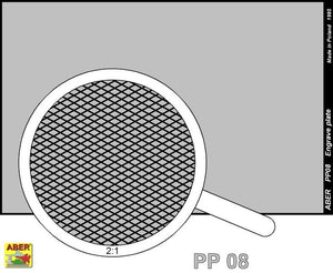 Aber PP08 Engrave plate (88 x 57mm) - pattern 08 – immagine 2