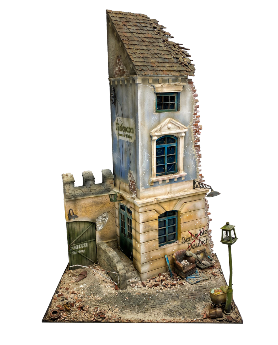 RT-Diorama 35025 Diorama-Base: German Town House 1/35 – immagine 2