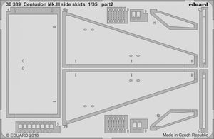 Eduard 36389 Centurion Mk. III side skirts TAMIYA 1/35 – Bild 2