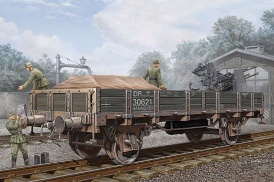 Trumpeter 01518 German Railway Gondola (Lower sides) 1/35