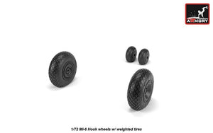 Armory Models AW72058 Mil Mi-6 Hook wheels w/ weighted tires 1/72 – Bild 4