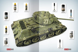 AMMO of Mig Jimenez 6600 How to Paint 4BO Green Vehicles Solution Book – imagen 5
