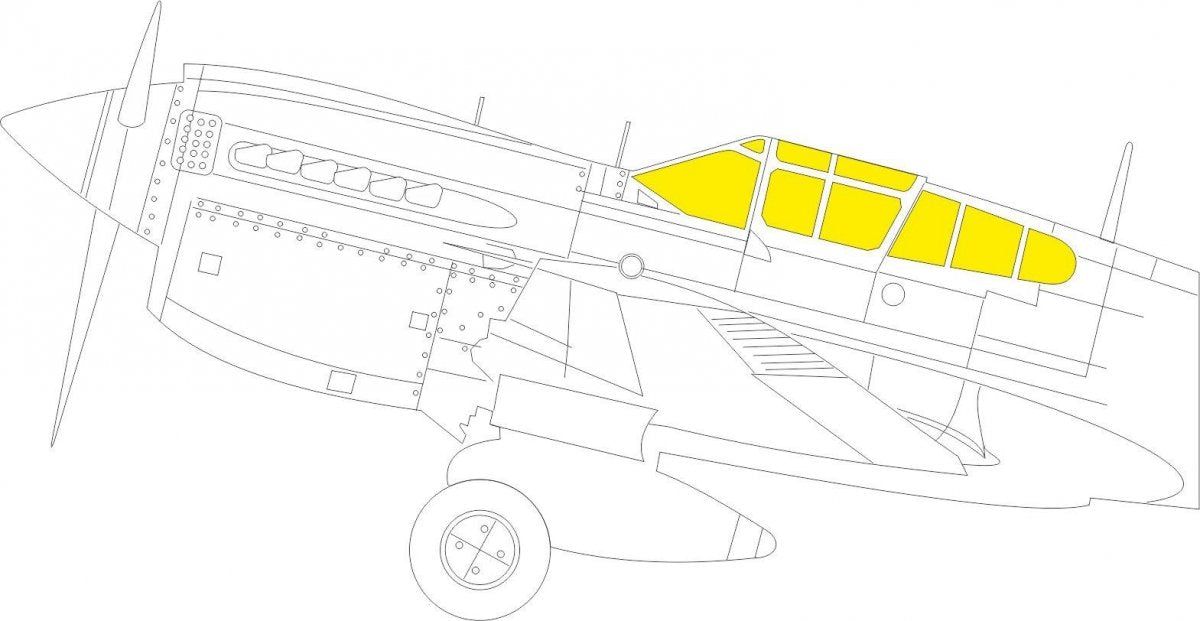 Eduard JX275 P-40M TRUMPETER 1/32