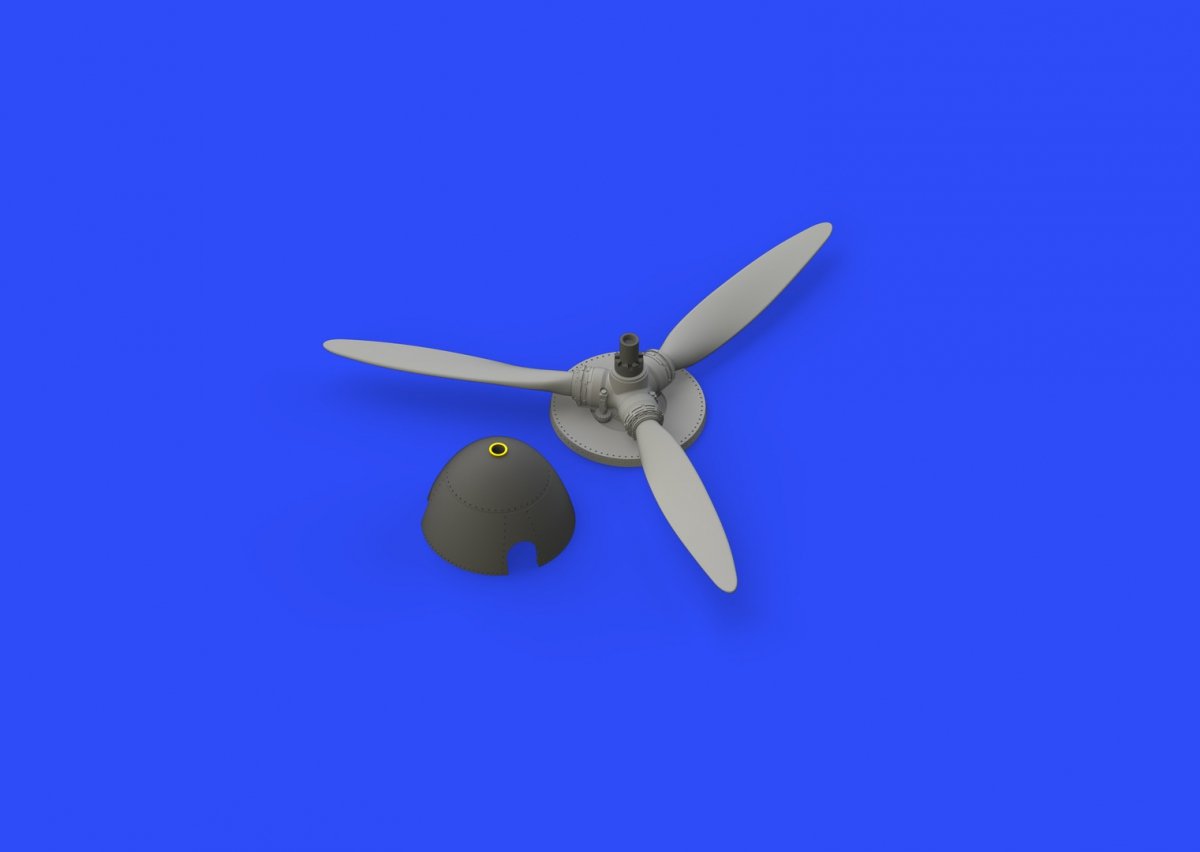 Eduard 648289 Bf 109F propeller EARLY EDUARD 1/48 – Bild 3